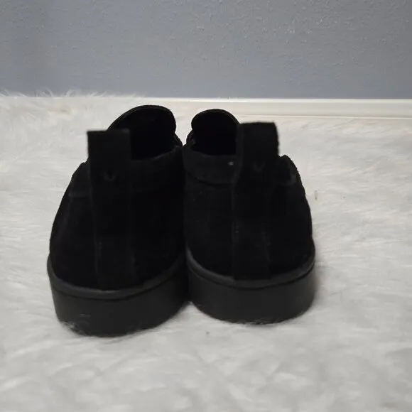 Vionic Uptown Black Suede Slip On Loafers, 7.5