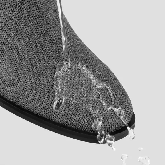 VIVAIA NWOT women’s Ryan Pro square toe water Repellent ankle boots slip on knit