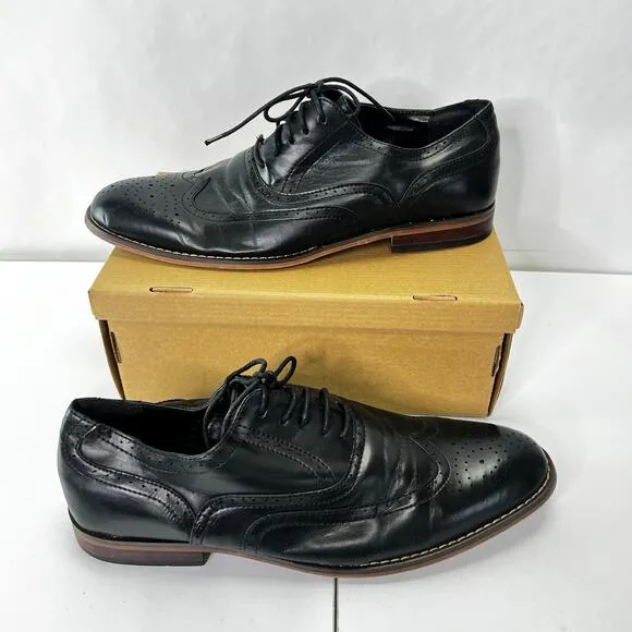 Vostey Itaian Made Leather Loafers Men's Size 12