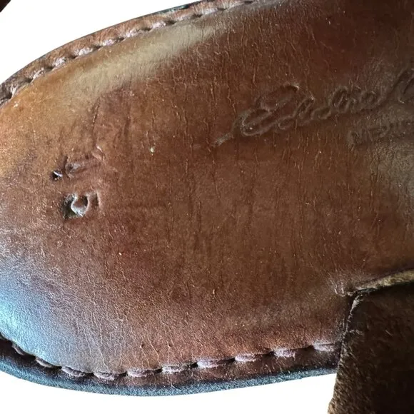 Vtg Eddie Bauer Sandals Sz 15 Leather Fisherman Summer Gorpcore Grunge Classic