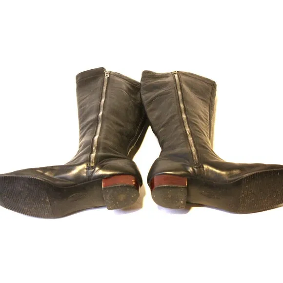 Vtg English Equestrian Riding Boots Knee High Womens US Sz 9