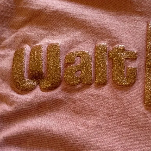 Walt Disney World Briar Rose Gold Glitter Spirit Long Sleeve Jersey Men's XS