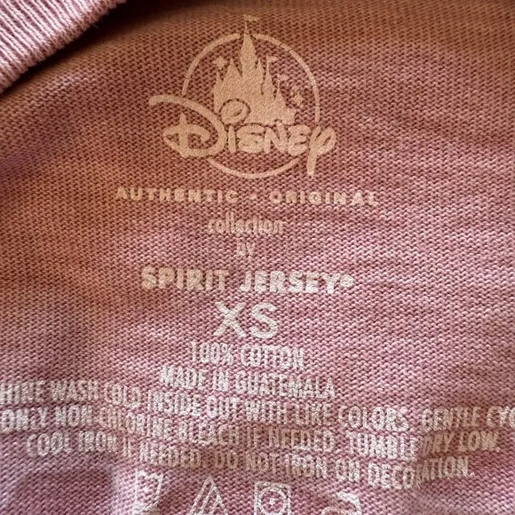 Walt Disney World Briar Rose Gold Glitter Spirit Long Sleeve Jersey Men's XS