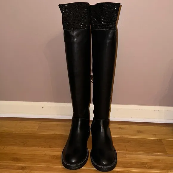 WEEKEND By PEDRO MIRALLES Knee High Leather Boots