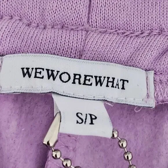 WeWoreWhat Lilac Pull-On Sweat Shorts Size S | Comfy &amp; Stylish Lounge Shorts