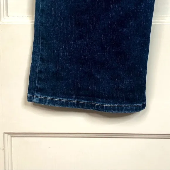 WHBM &quot;The Boot&quot; denim mid-rise blue jeans size 0