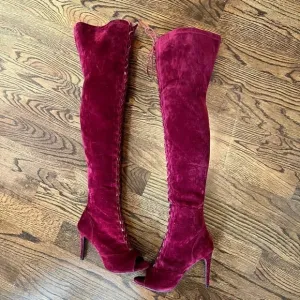 Wild Diva Wine Over the knee boots 8.5     #32