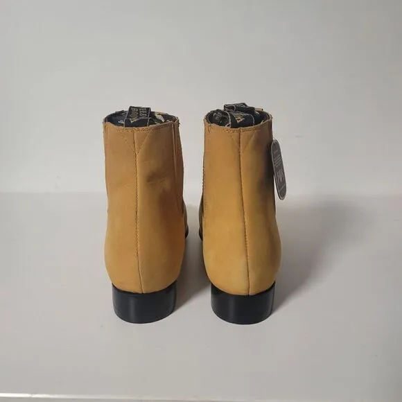 Wild West Charro short boots nobuck honey