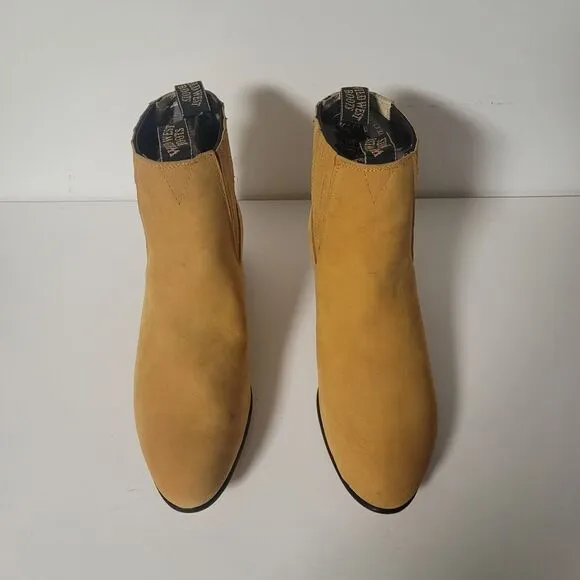 Wild West Charro short boots nobuck honey