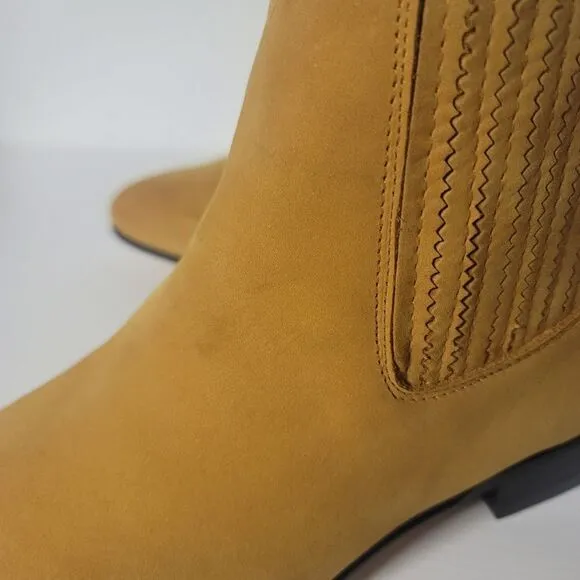 Wild West Charro short boots nobuck honey