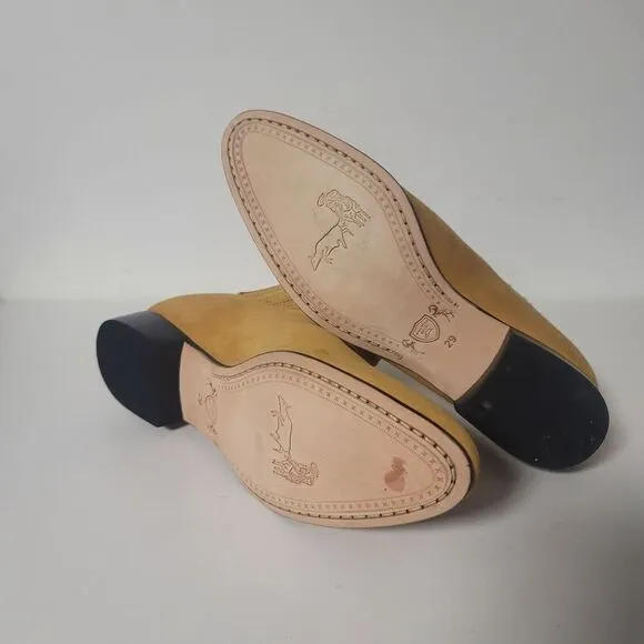 Wild West Charro short boots nobuck honey
