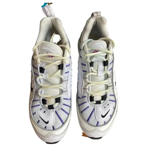 Wmns Air Max 98 'Football Grey athletic fashion sneakers