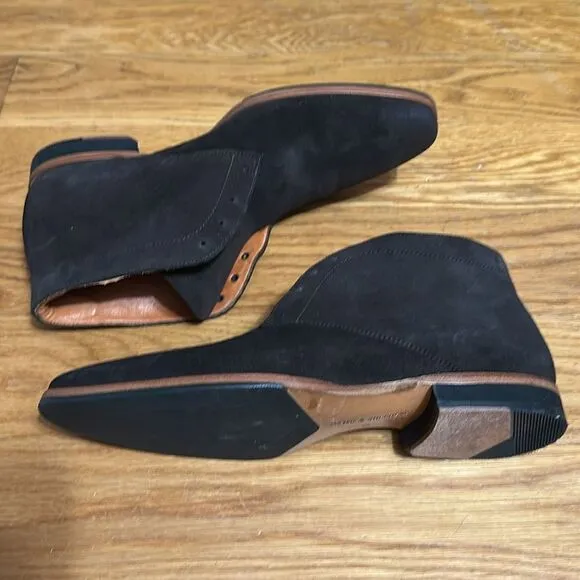 WOLF &amp; SHEPARD Mens Brown Suede Striker Chucka Boots
