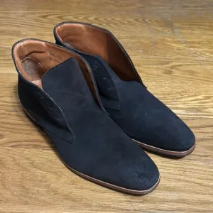 WOLF &amp; SHEPARD Mens Brown Suede Striker Chucka Boots