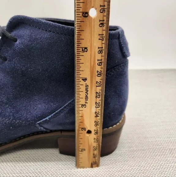 Wolky Erne Size 40 Blue Suede Ankle Boots Women Comfort Replacement Insoles