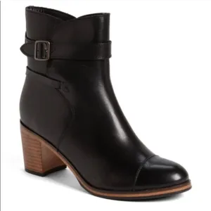 Wolverine 1000 Mile Leather Samantha Pleet Bonny Boots Motorcycle Black Size 9