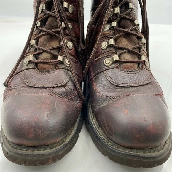 Wolverine W01405 Iron Ranger Oxblood Lace Up Leather Work Boots Size 11.5 M