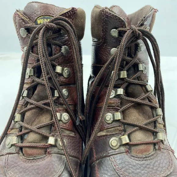 Wolverine W01405 Iron Ranger Oxblood Lace Up Leather Work Boots Size 11.5 M