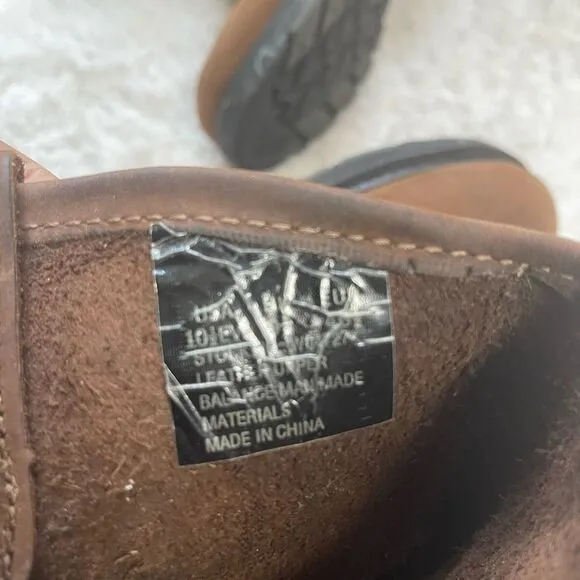 Wolverine Wellington Men’s Tan Leather Biker Boots SZ10.5 W01727