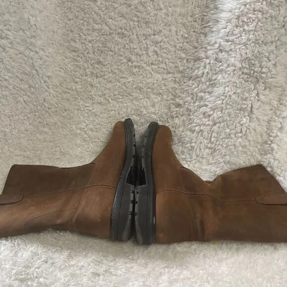 Wolverine Wellington Men’s Tan Leather Biker Boots SZ10.5 W01727