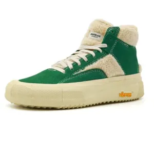 Women’s Brandblack Capo Faux Shearling Hightop Sneakers ‘Green’ size 8.5