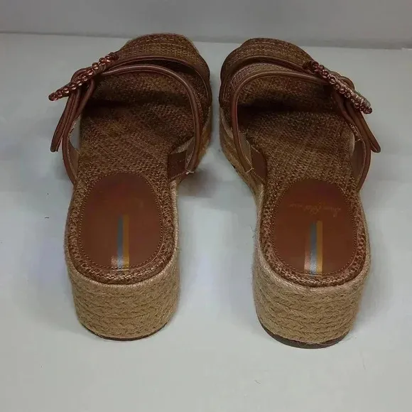 Women's Chase Wedge Sandals Cuoio Weave sz 7.5