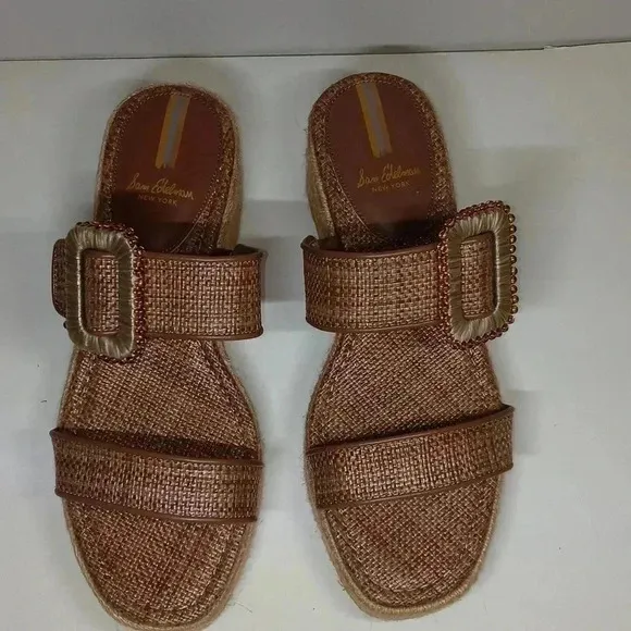 Women's Chase Wedge Sandals Cuoio Weave sz 7.5
