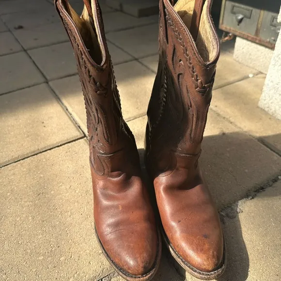 Women’s FRYE Brown Leather Western Boots