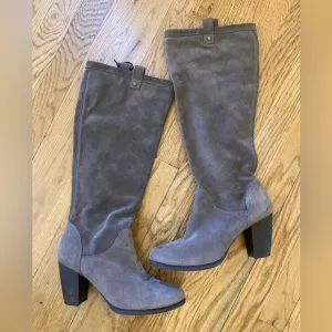 Women’s Suede Ugg Boots Gray Sz 9
