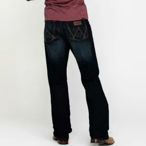 Wrangler Retro 35 X36 Relaxed Boot Cut Jeans Mens