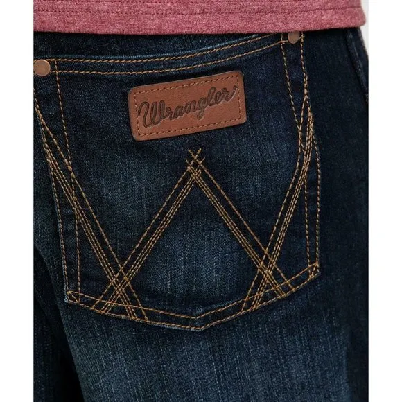 Wrangler Retro 35 X36 Relaxed Boot Cut Jeans Mens