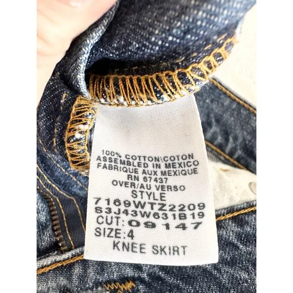 Y2K Polo Ralph Lauren Jean Skirt size 4