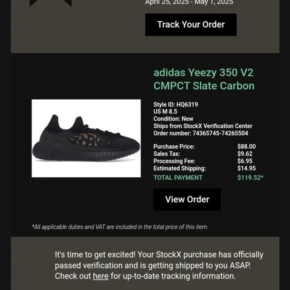 Yeezy 350 V2 Carbon