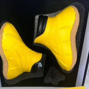 Yellow Futuristic Slip-On Boots
