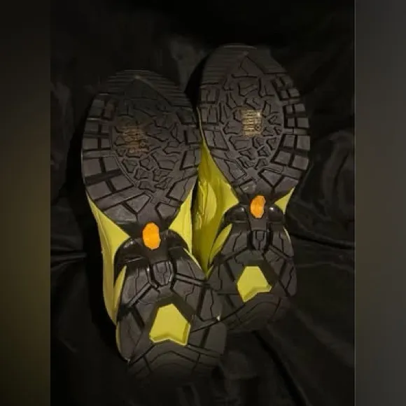 Zadig &amp; Voltaire Neon Yellow Wave Mix Sneakers size women’s 10 or Mens 8