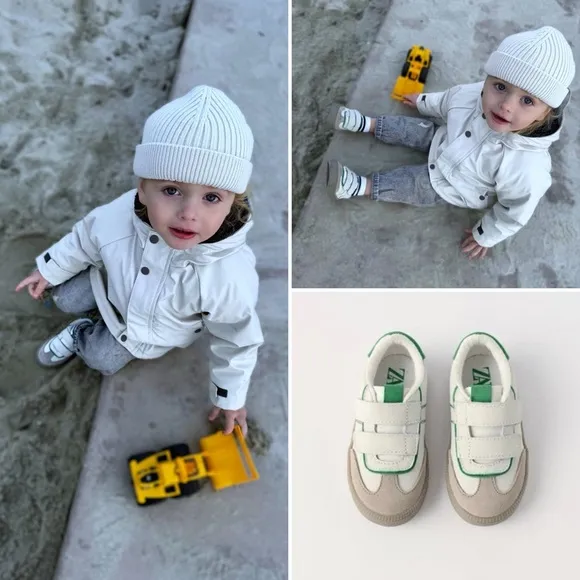 ZARA BABY LEATHER SNEAKERS