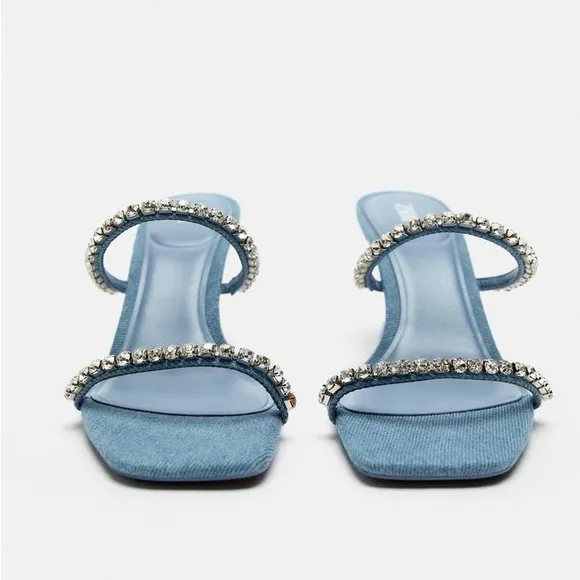 ZARA Denim Sandals