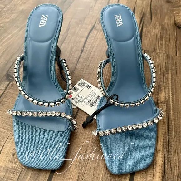 ZARA Denim Sandals