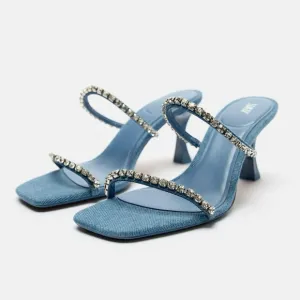 ZARA Denim Sandals