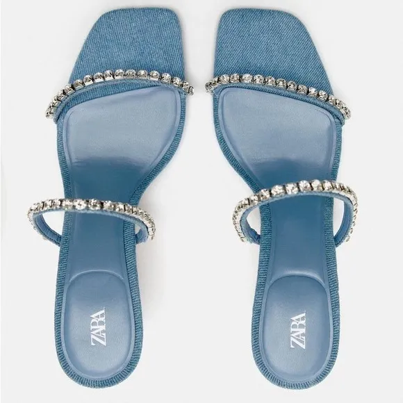 ZARA Denim Sandals