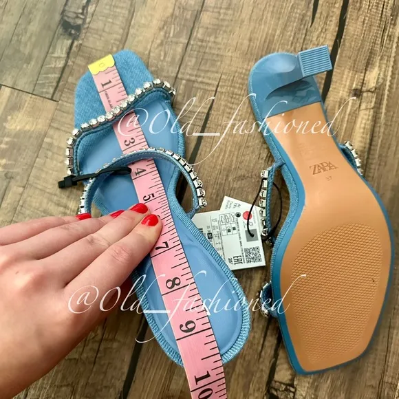 ZARA Denim Sandals