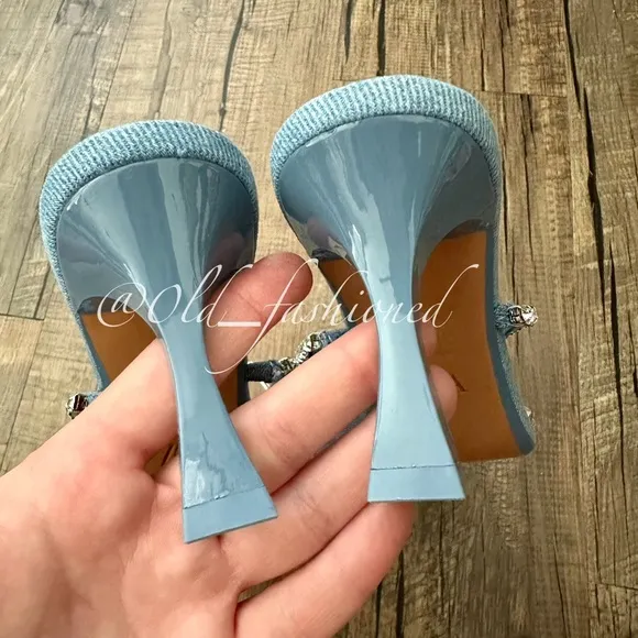 ZARA Denim Sandals