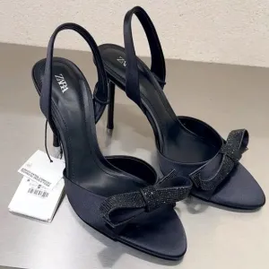 ZARA Embellished Slingbacks NWT