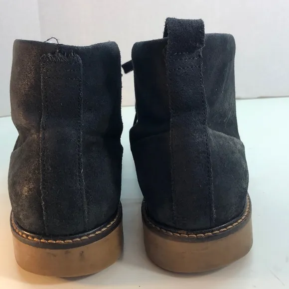 Zara Man Black Suede Boots Size 44 (US 11)