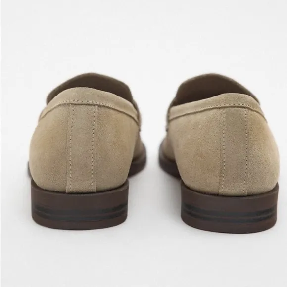 Zara SPLIT LEATHER MOCCASIN