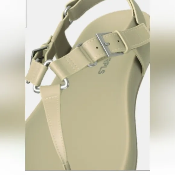 Zara SRPLS Leather Sandals