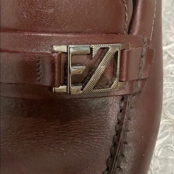 Zegna Leather bit Driver loafers