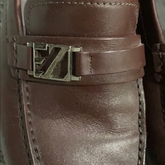 Zegna Leather bit Driver loafers