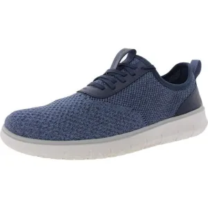 ZeroGrand Cole Haan Mens Blue Lace-Up Knit Casual And Fashion Sneakers Used