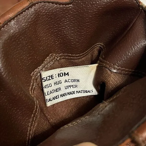 Zodiac Cowboy Boots 450 Hug Acorn Brown Leather Coastal Cowgirl Size 10